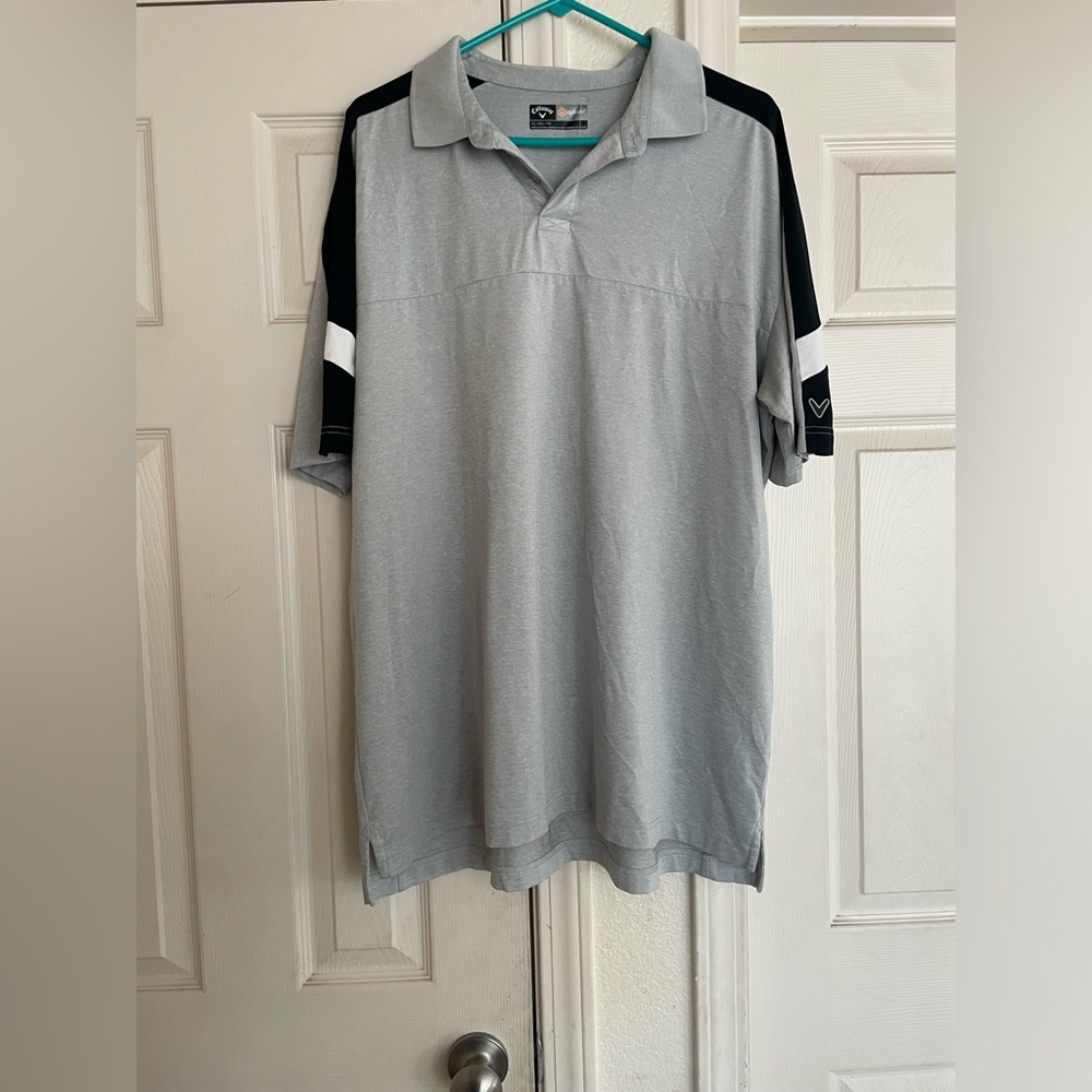Men’s Callaway gray opti-Dri polo shirt size XL